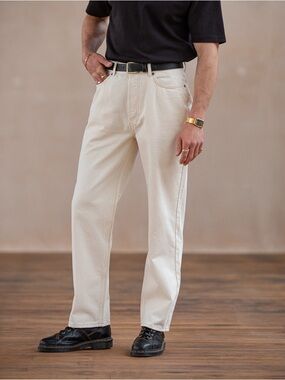 P&Co. Joshua Denim Jeans in Ecru 30 x 32
